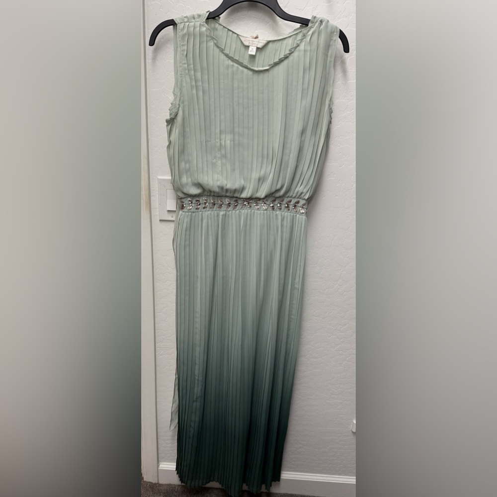Lauren Conrad Light Green Maxi Dress. Size 14.
